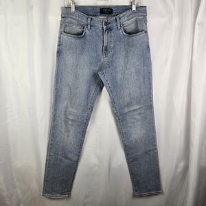 DSTLD Mens Skinny Slim Light Wash Denim Jeans Size 32x32